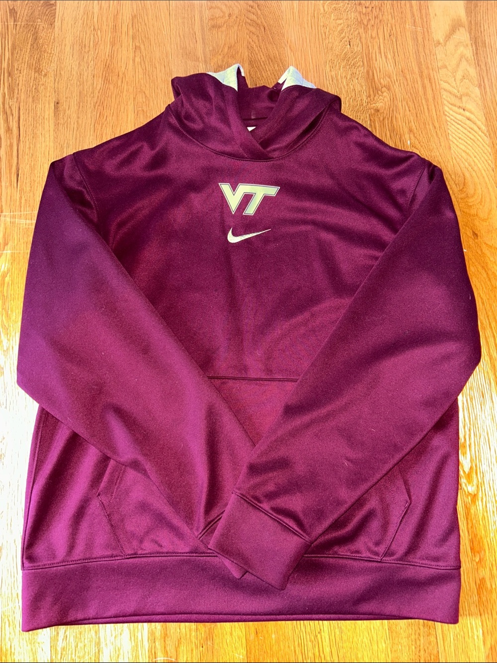 Nike Virginia Tech Hokies Dri-FIT Lightweight Hoodie Medium